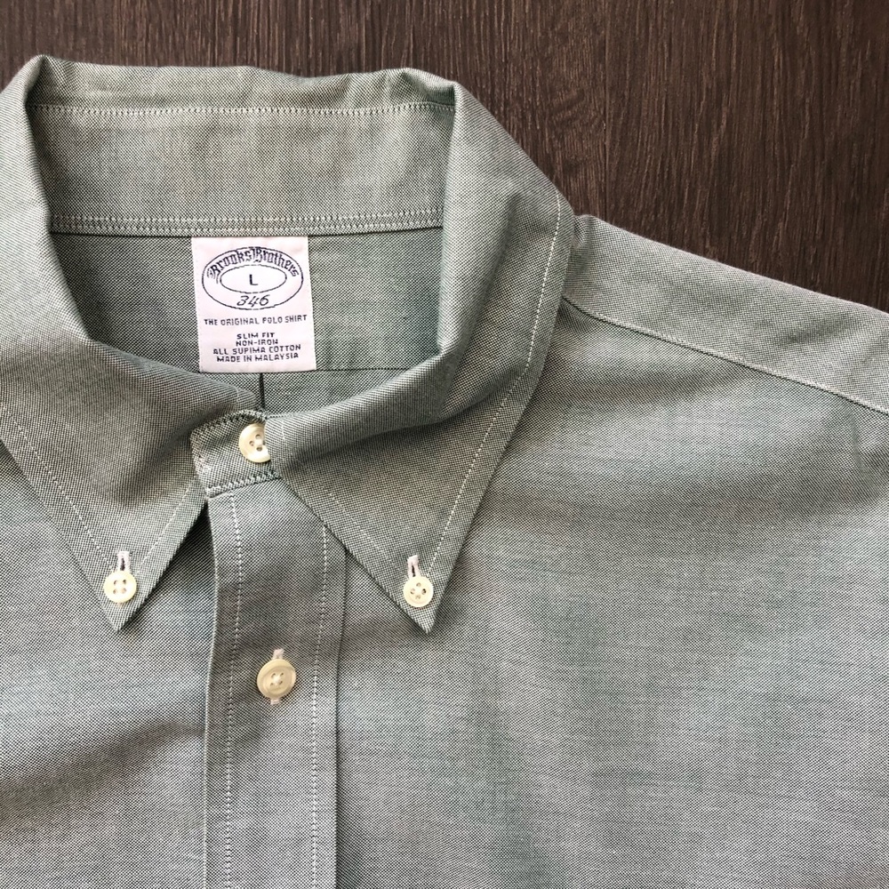 Brooks Brothers Slim Fit Dress Shirt in Large